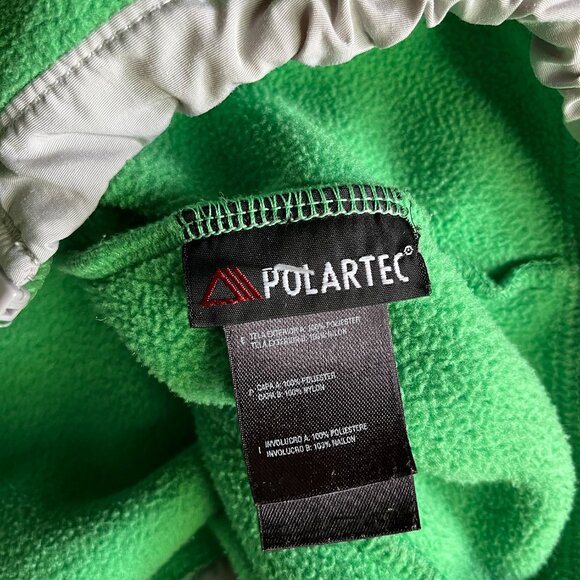 The North Face green fleece jacket L 12 - Picture 11 of 12